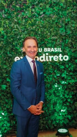 Secretário Juvir Costella participou da 24ª Expodireto Cotrijal. Foto Fabrício Santos/Divulgação.