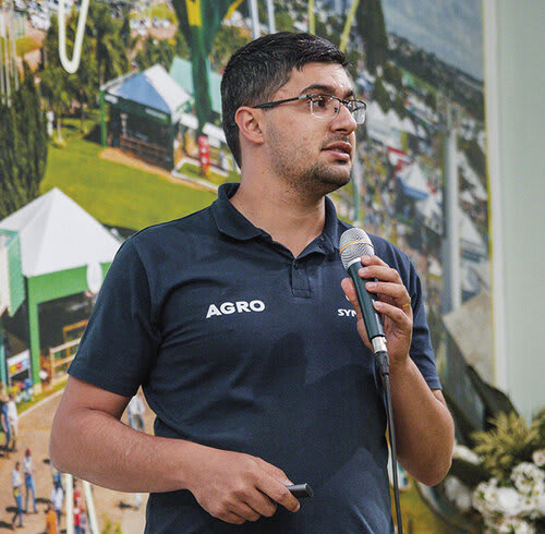 Mateus Dallacqua, diretor de Vendas e Inovação da Synerjet, apresenta nova aeronave 100% elétrica