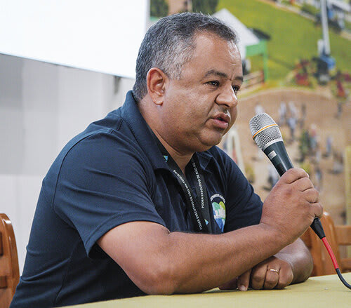 Secretário de Desenvolvimento Econômico, Agropecuário e Lazer de Não-me-Toque, Paulo Junior Gomes da Silva, participou do debate