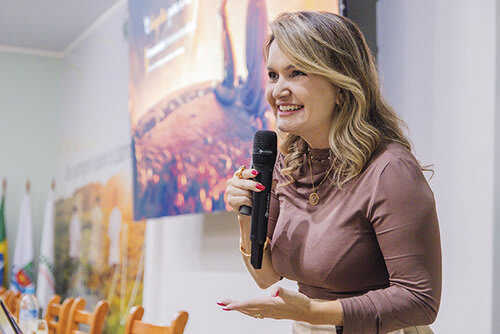 Luciana Martins tocou em temas importantes para as mulheres