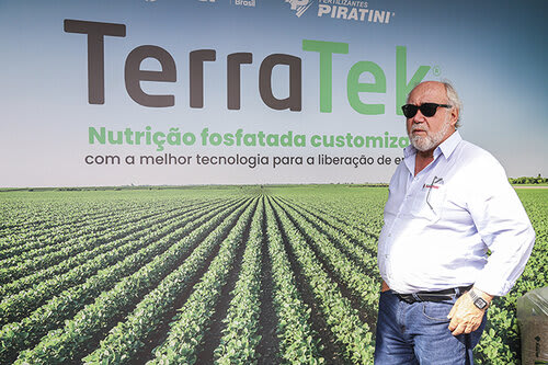 O diretor comercial da Fertilizantes Piratini, Mário Darós, destaca que empresa está focada na produtividade