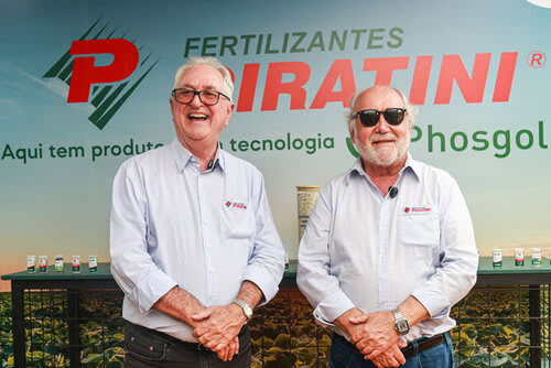 Sócio-diretor da Piratini, José Claudino dos Santos e o diretor comercial Mário Darós destacam a importância das parcerias globais