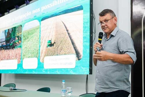 Modelo premiado: Émerson Schaedler apresentou resultados da Fazenda Bela Vista, que se tornou referência em Integração Lavoura-Pecuária
