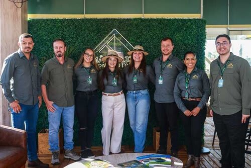 Equipe capacitada disponível no evento para receber os produtores